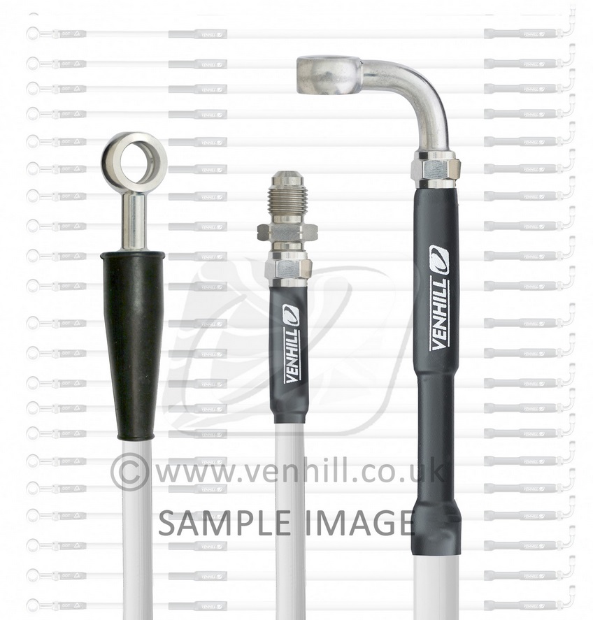 Front brake hose Venhill M05-1-103/P-WT White