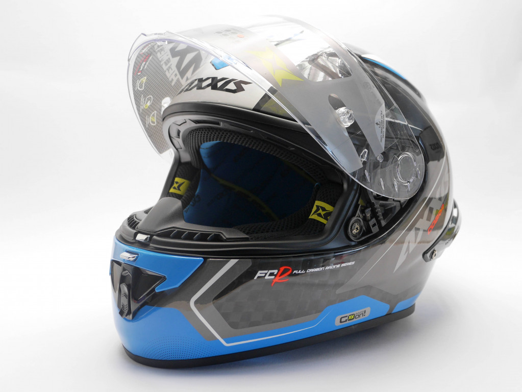 FULL FACE helmet AXXIS COBRA rage a0 gloss pearl white XS