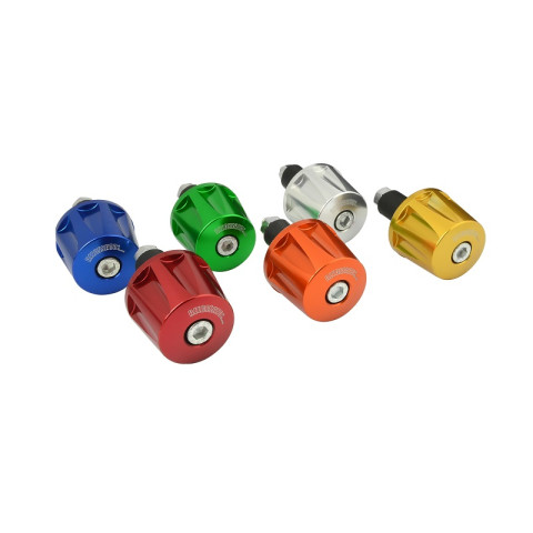 Handlebar ends (pair) ACCOSSATO TK001 for handlebars with inner diameter 12 mm - 20 mm Crni