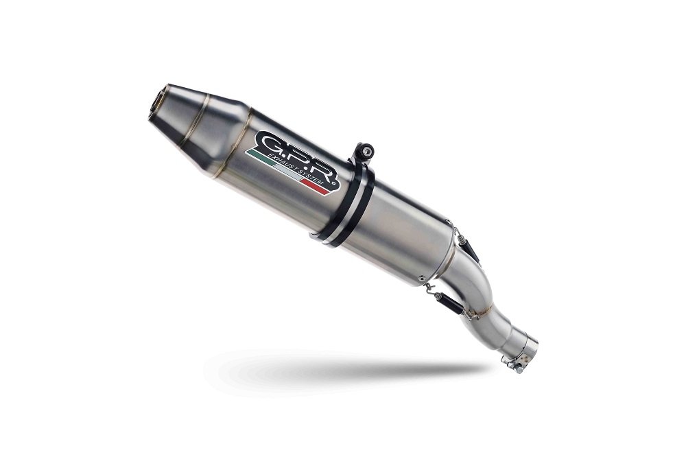 Slip-on exhaust GPR DEEPTONE ATV.51.DEATV Brushed Stainless steel