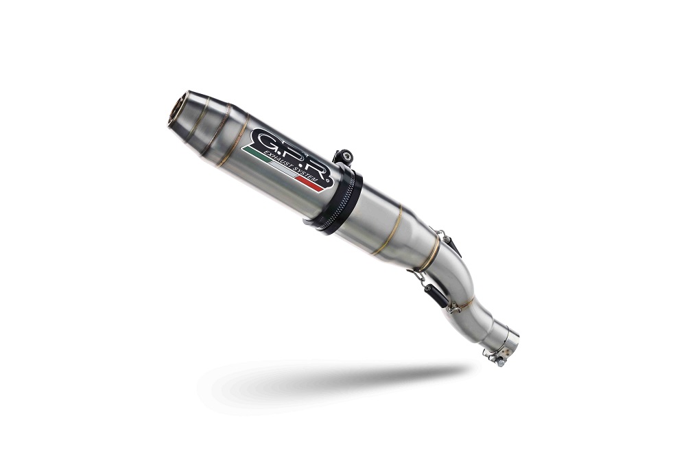Slip-on exhaust GPR DEEPTONE INOX FN.5.CAT.DE Brushed Stainless steel