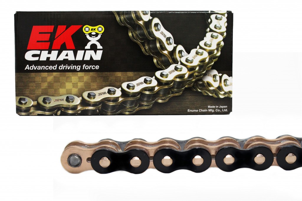Supreme QX-Ring lanac EK 525 MVXZ2 108 L Black/Gold/Gold