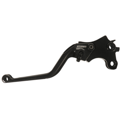 Clutch Lever ACCOSSATO ESC075 fixed CNC machined aluminium, black