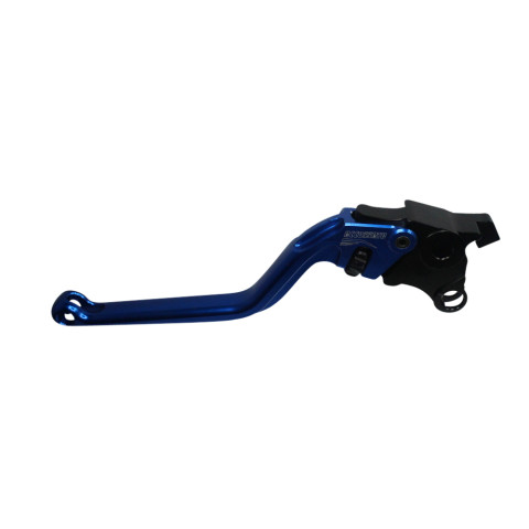 Clutch Lever ACCOSSATO ESS014 fixed CNC-worked aluminium, blue