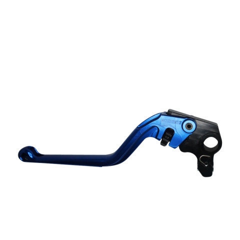 Clutch Lever ACCOSSATO ESD022 fixed CNC-worked aluminium, blue