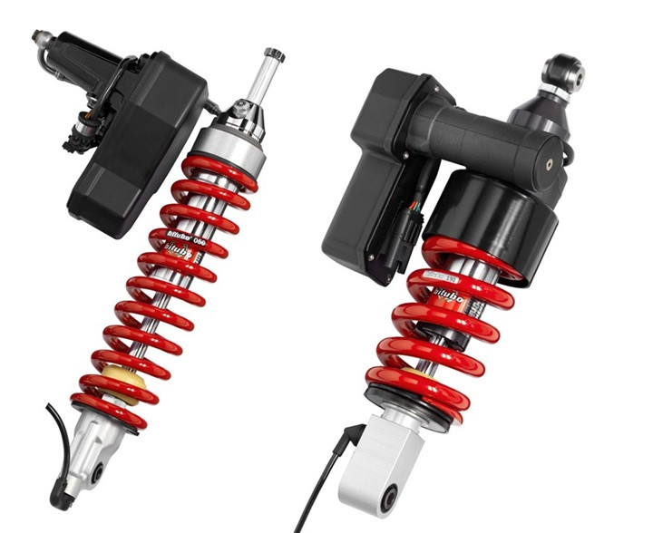 Kit front and rear monoshock BITUBO VKE for WP, SHOWA ESA OEM provided without spring