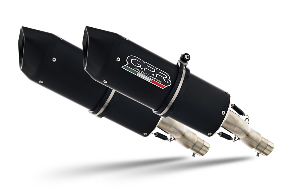 Dual slip-on exhaust GPR FURORE CAT.91.FUNE Matte Black