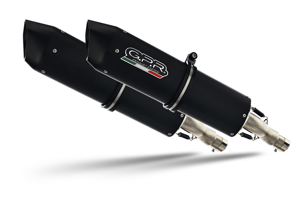Dual bolt-on silencer GPR FURORE CAT.81.FUNE Matte Black
