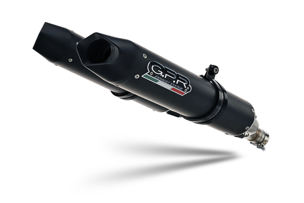 Dual slip-on exhaust GPR FURORE A.37.FUNE Matte Black