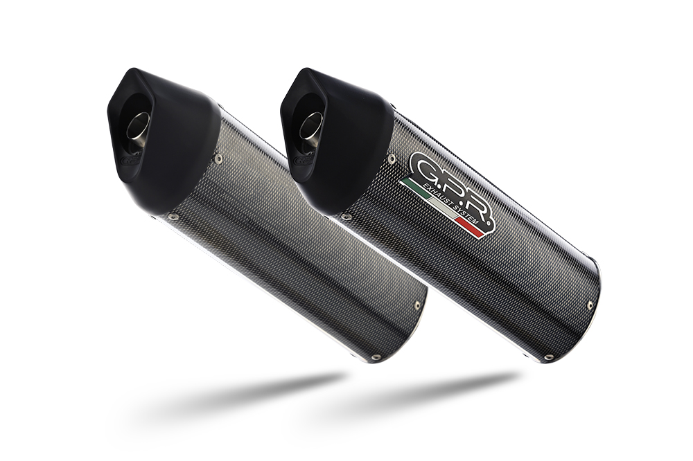 Dual slip-on exhaust GPR FURORE CAT.62.FUPO Matte Black