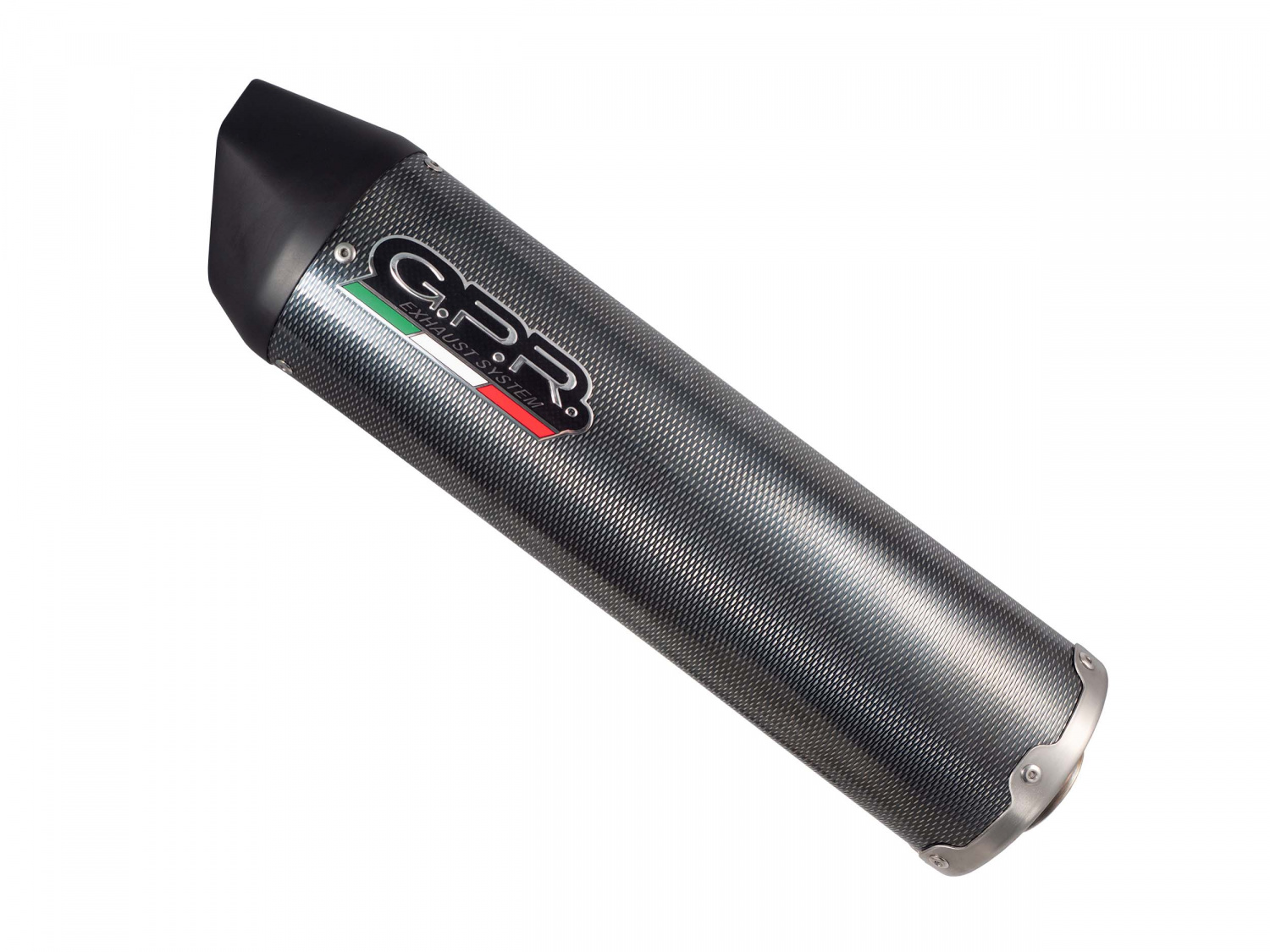Slip-on exhaust GPR FURORE T.4.FUPO Matte Black including removable db killer and link pipe