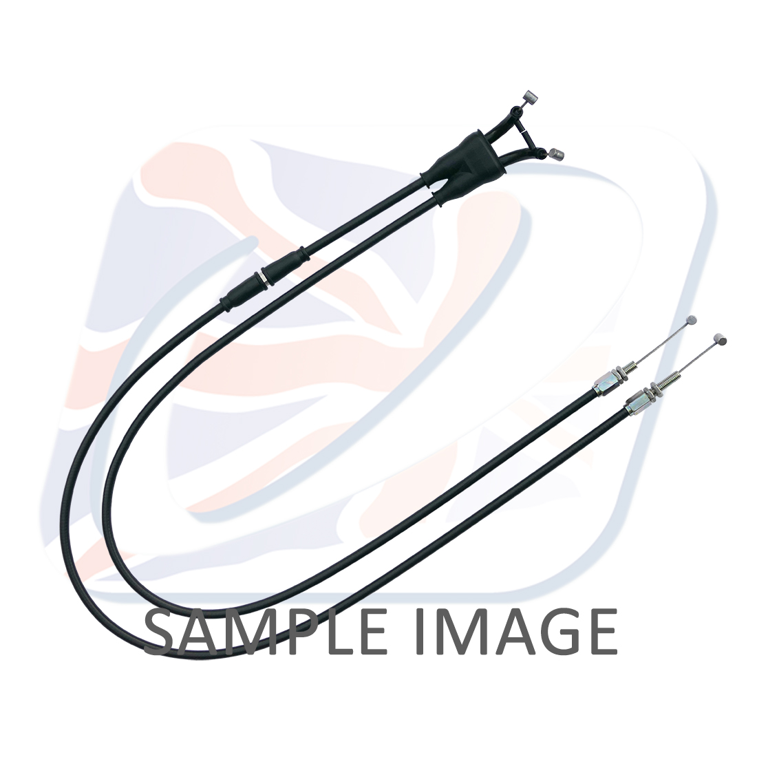 Throttle cables (pair) Venhill T01-4-138-BK featherlight Crni for TRIUMPH Thruxton 865 2009-2012