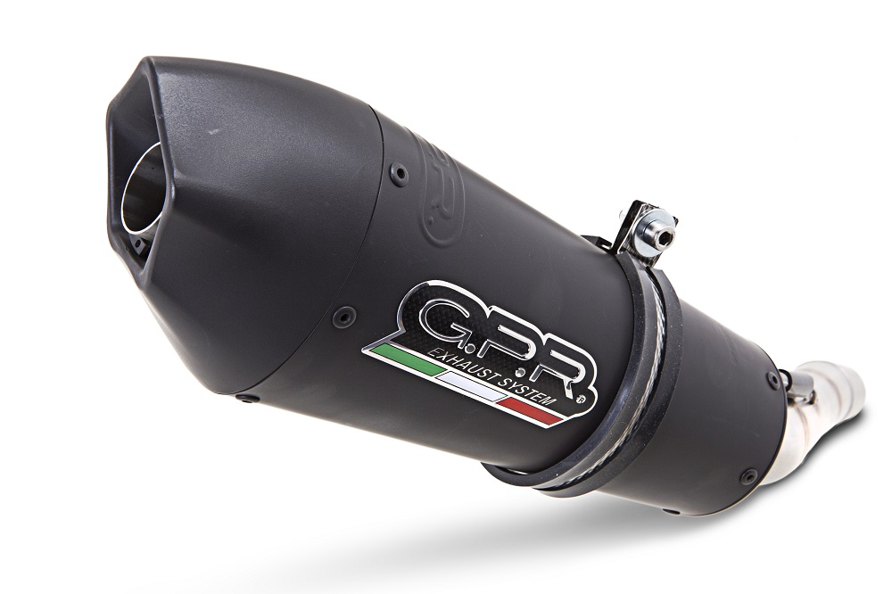Cijeli ispušni sustav GPR GPE ANN. CO.H.249.1.CAT.GPAN.BLT Titanium Matte Black including removable db killer and catalyst