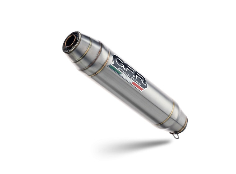 Slip-on exhaust GPR DEEPTONE ROY.5.RACE.DE Brushed Stainless steel including link pipe