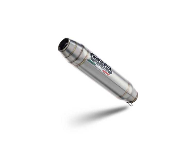 Slip-on exhaust GPR DEEPTONE INOX KT.209.2.RACE.DE Brushed Stainless steel