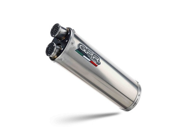 Slip-on exhaust GPR DUAL INOX BMW.12.1.DUAL.IO Matte Inox