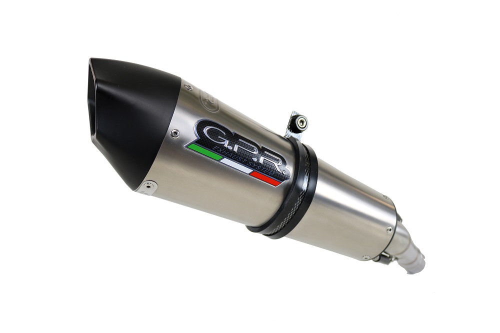 Slip-on exhaust GPR GPE ANN. BMW.39.1.GPAN.TO Brushed Titanium including removable db killer and link pipe