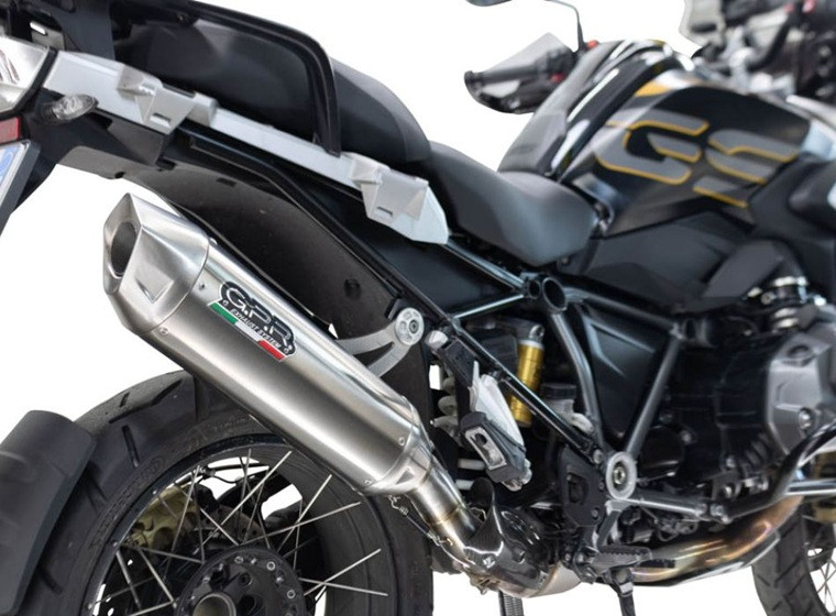 Slip-on exhaust GPR FURORE-X ACCIAIO INOX E5.H.275.1.FUXIO Brushed Stainless steel