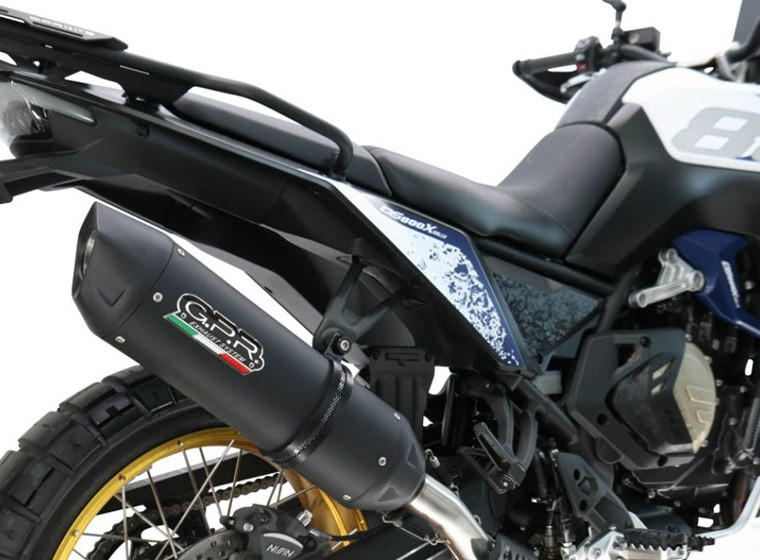 Slip-on exhaust GPR FURORE-X TITANIO NERO VO.9.FUXTITBL Titanium Matte Black