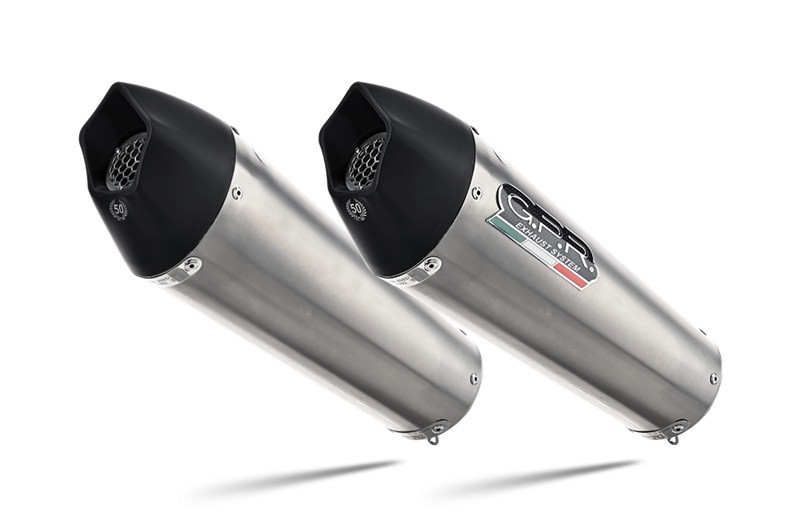 Dual slip-on exhaust GPR NEW GRAND PRIX EVO TITANIUM A.67.RACE.GPAN.TO Brushed Titanium