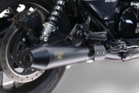 Dual slip-on exhaust GPR ULTRACONE BLACK ROY.14.RACEDB.ULTRA.BL Matte Black