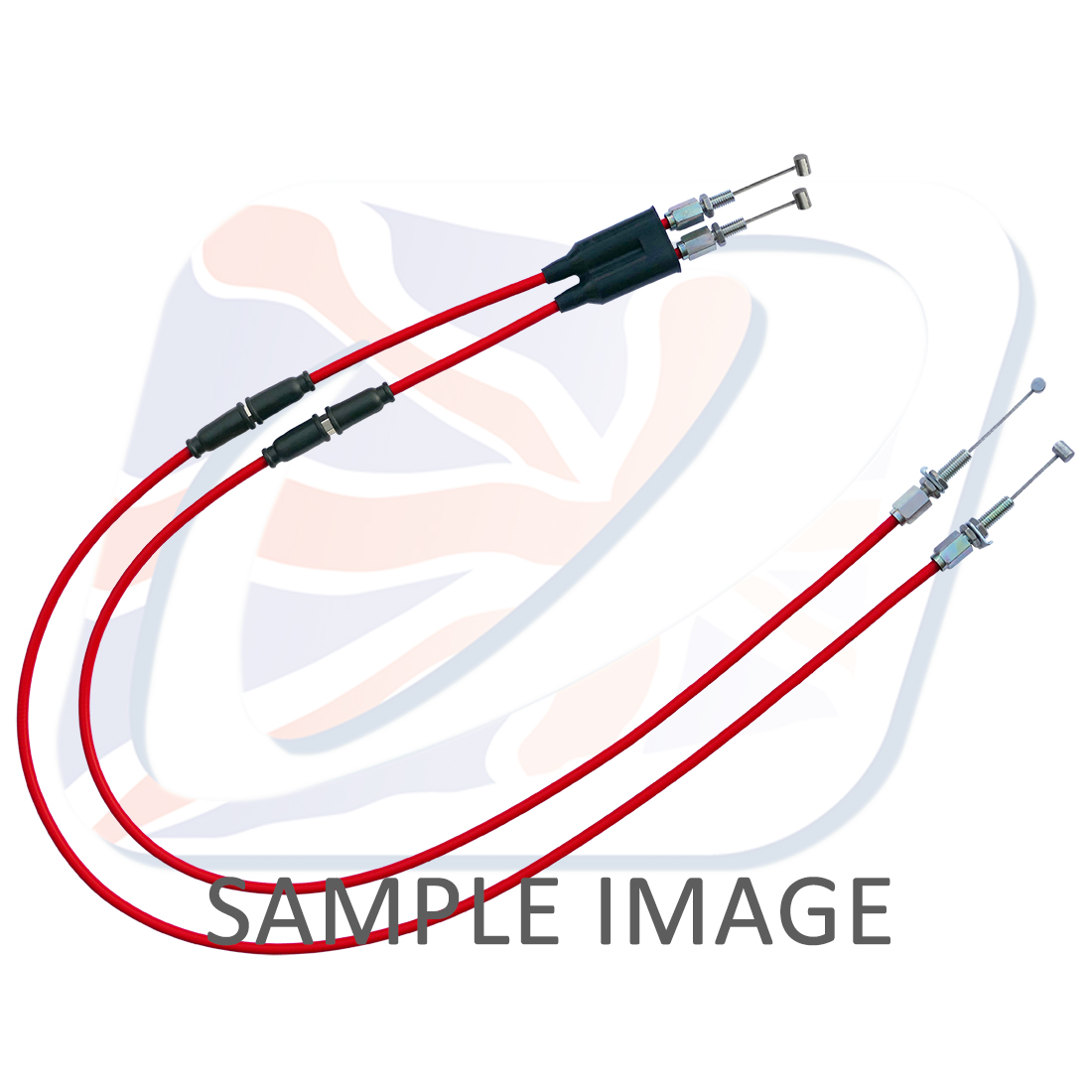 Throttle cables (pair) Venhill H02-4-060-RD featherlight crven