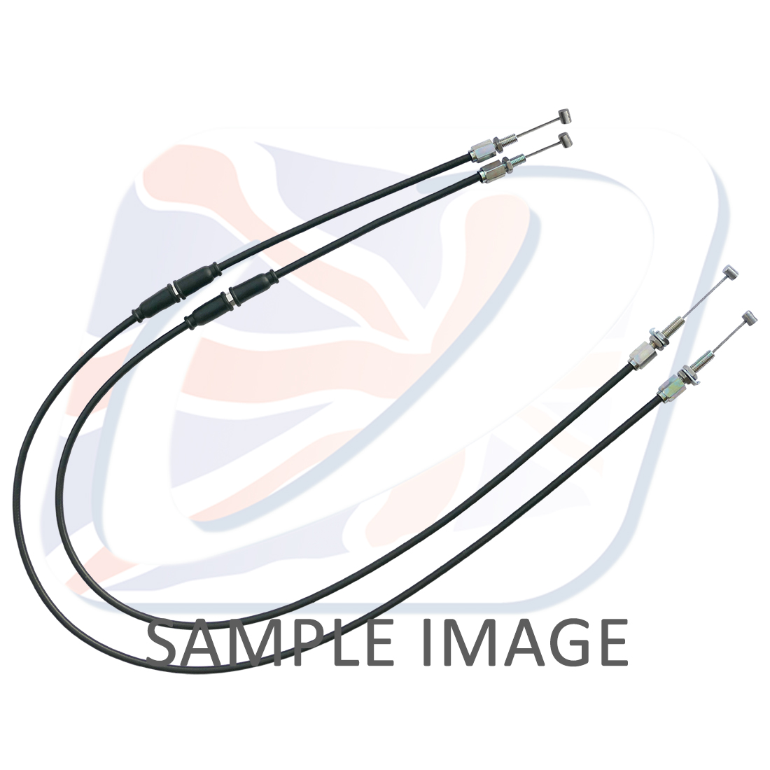 Throttle cable Venhill M06-4-110-BK featherlight Crni