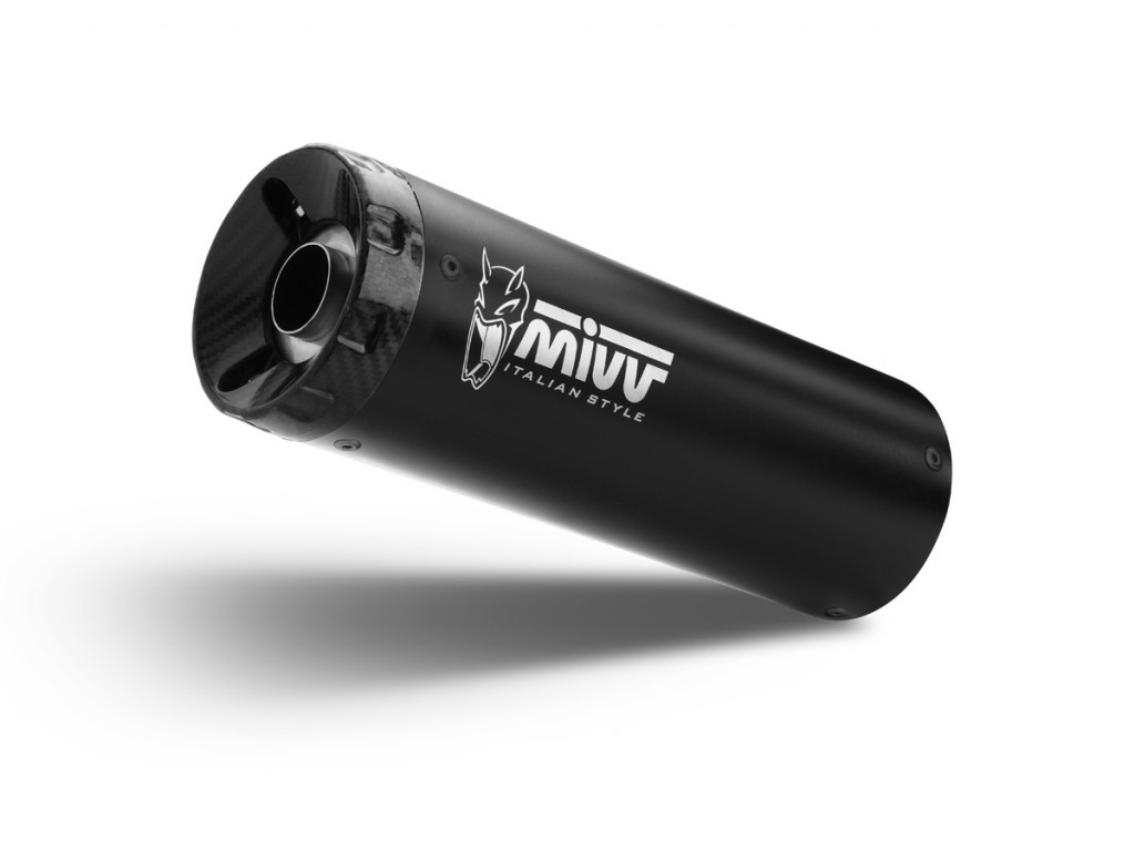 2 silencers kit MIVV HR-1 HD.004.LH1BC Black with carbon cap for HARLEY DAVIDSON RH 1250 S Sportster 2021-2024