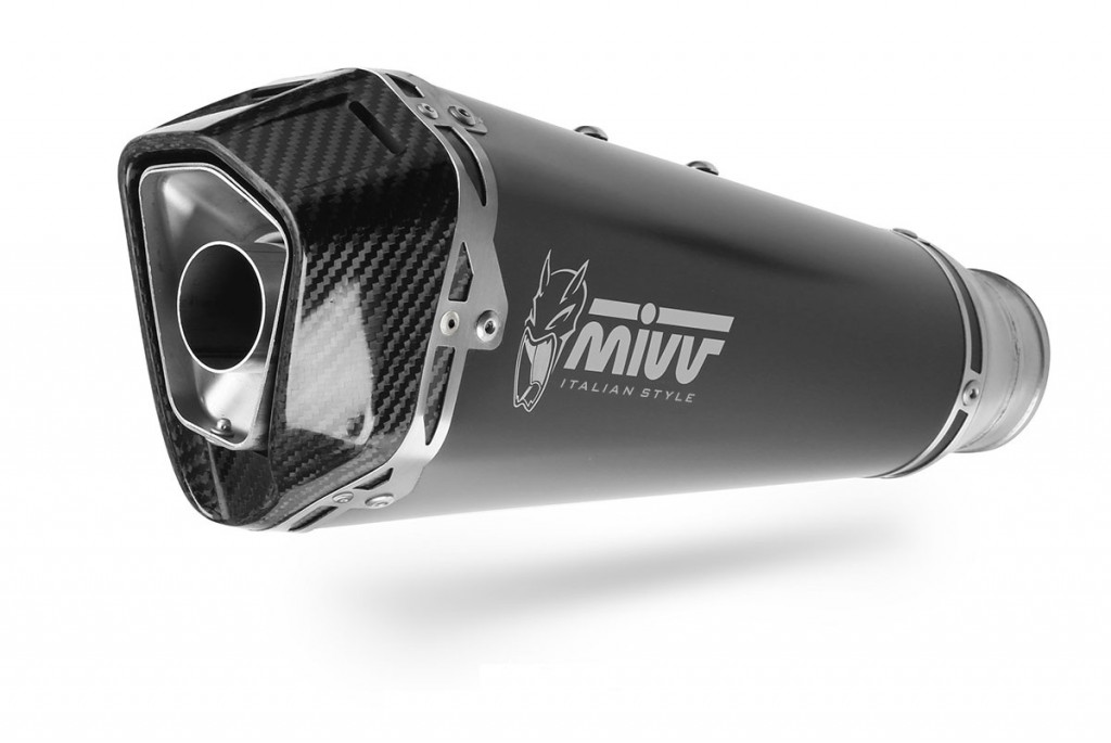 Silencer MIVV DELTA RACE K.053.LDRB Black Stainless Steel for KAWASAKI Z 1000 H2 / H2 SE 2020-2024