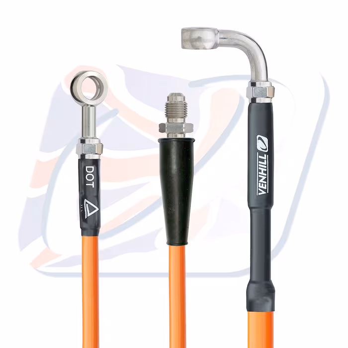 Front brake hose Venhill K01-1-049/P Orange