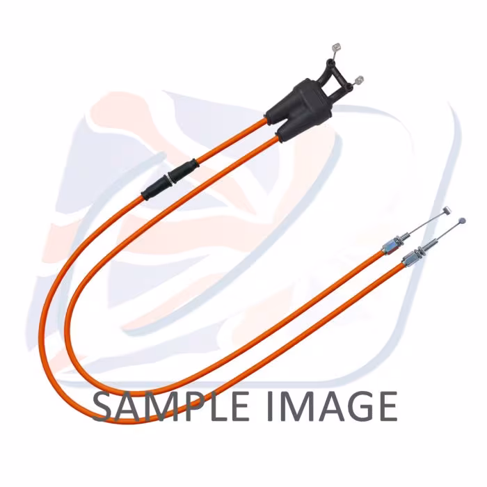 Throttle cable (pair) Venhill K01-4-062 featherlight Orange