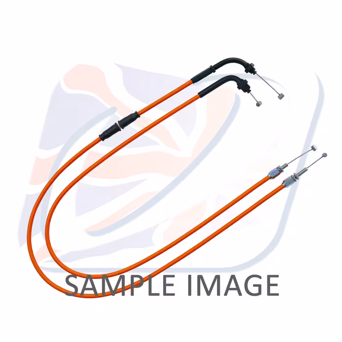 Throttle cable (pair) Venhill K01-4-105 featherlight Orange for KTM Supermoto 950 2005-2008, KTM Supermoto 990 / R / T 2008-2013