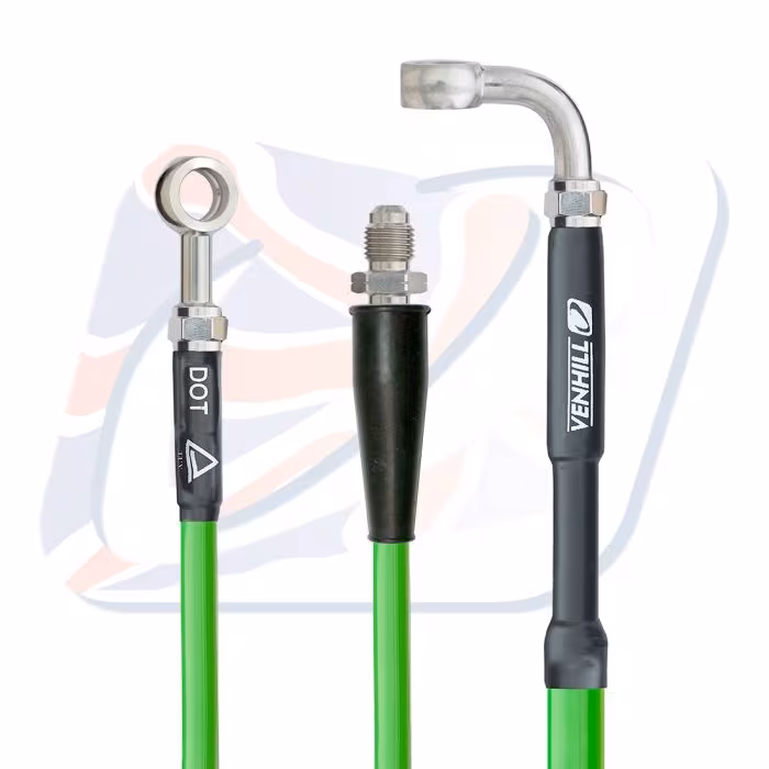 Front brake hose Venhill K02-1-029/P Green