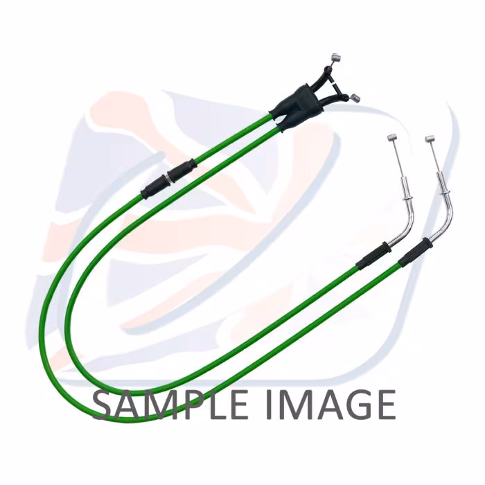 Throttle cables (pair) Venhill K02-4-105 featherlight Green for KAWASAKI ZX-10R / RR Ninja 1000 2011-2015