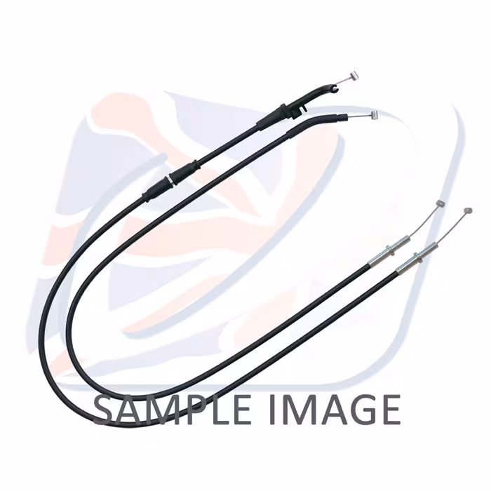 Throttle cables (pair) Venhill K02-4-128 featherlight Crni for KAWASAKI Ninja 400 2018-2024