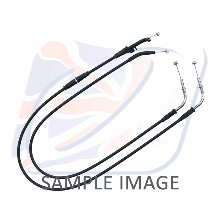 Throttle cables (pair) Venhill K02-4-138 featherlight Crni for KAWASAKI Z 650 2017-2025