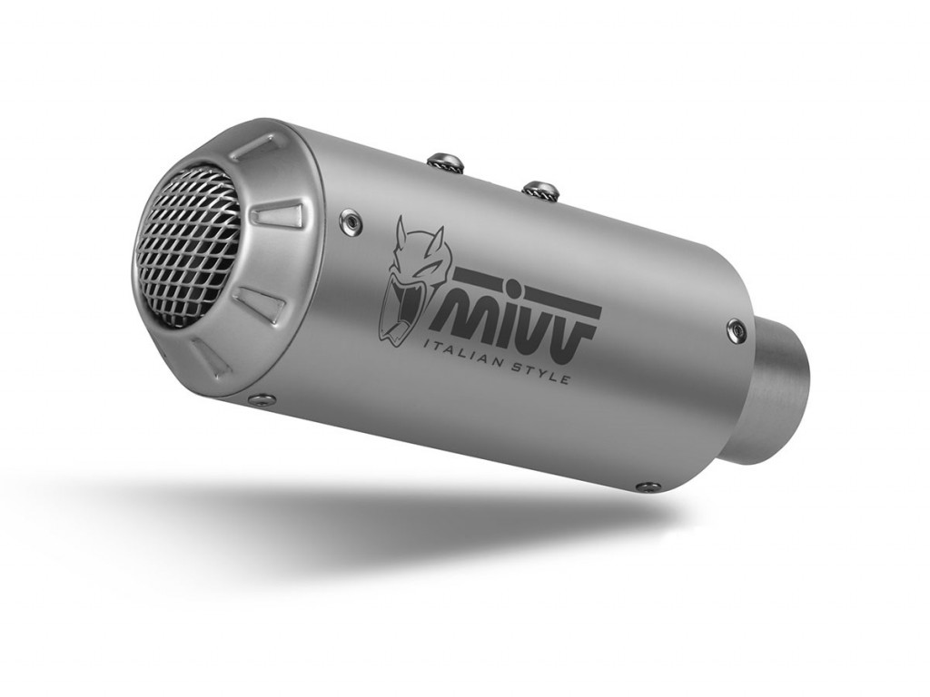 Silencer MIVV MK3 KT.025.SM3X Stainless Steel for KTM Duke 390 2021-2022, KTM Duke 125 2021-2023