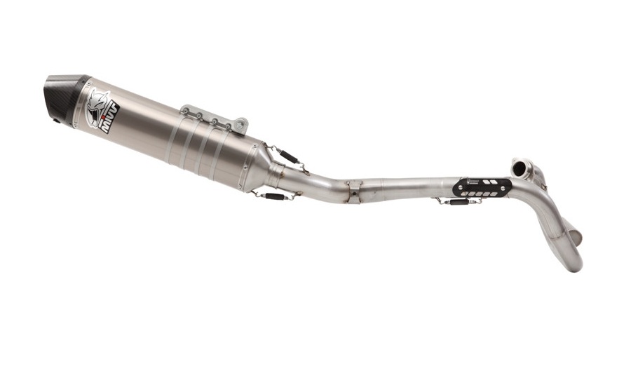 Cijeli ispušni sustav 1x1 MIVV OVAL M.HO.026.SXC.F Stainless Steel / Carbon Cap