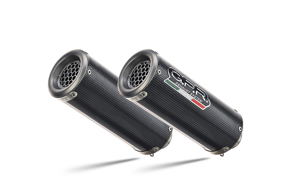 Dual slip-on exhaust GPR M3 CAT.69.M3.PP Brushed Stainless steel