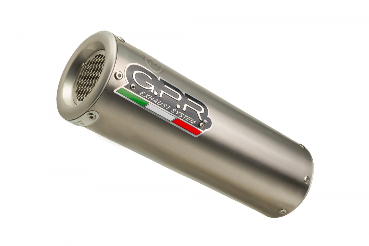 Slip-on exhaust GPR M3 BMW.37.M3.TN Brushed Titanium including removable db killer and link pipe