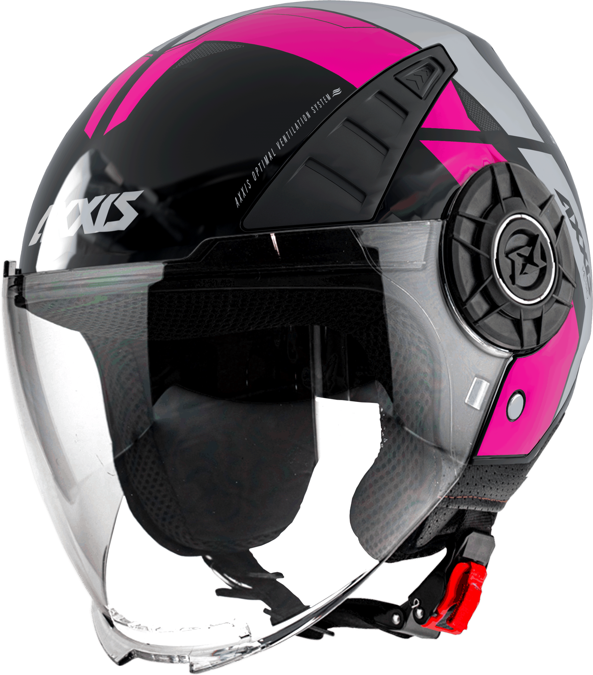 JET helmet AXXIS METRO ABS cool b8 gloss pink L