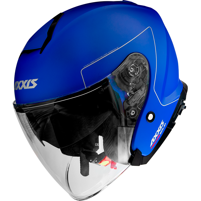 JET helmet AXXIS MIRAGE SV ABS solid a7 matt blue XL