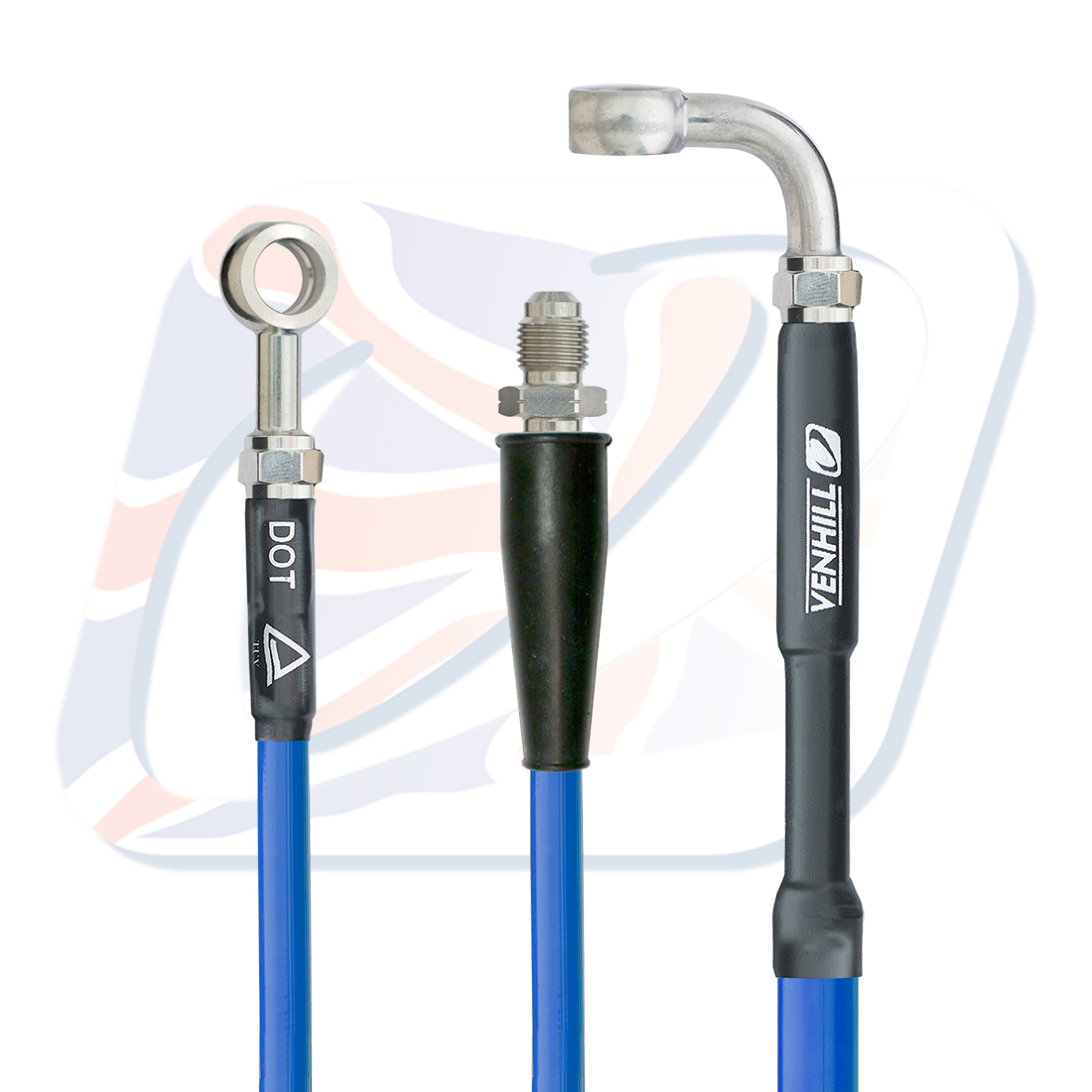 Front brake hose Venhill C06-1-009/P-SB Solid blue
