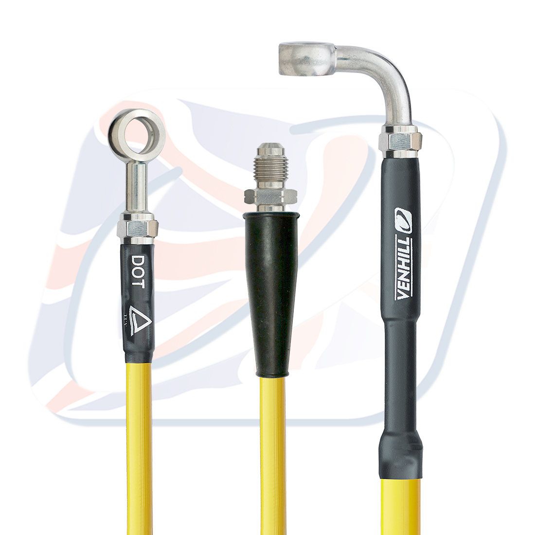 Front brake hose Venhill S01-1-027/P-YE Yellow
