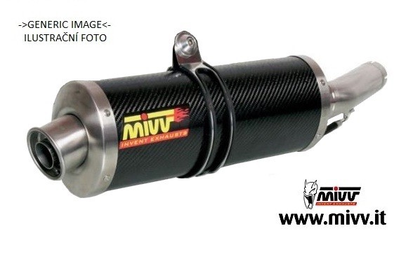 Silencer MIVV OVAL carbon
