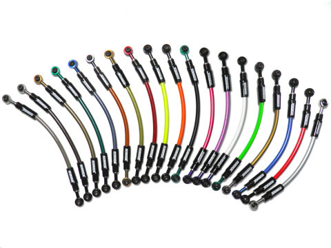 Brake hoses ACCOSSATO AGA0204 Crni (5pcs)