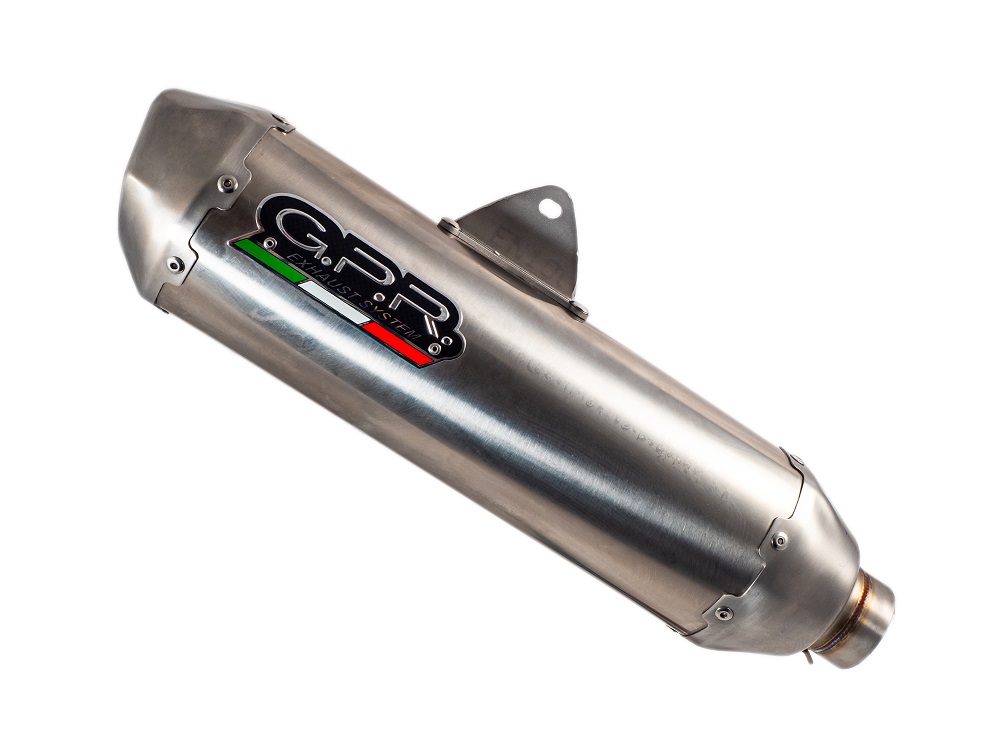 Slip-on exhaust GPR PENTAROAD BM.109.CAT.PE.IO Brushed Stainless steel including removable db killer, link pipe and catalyst