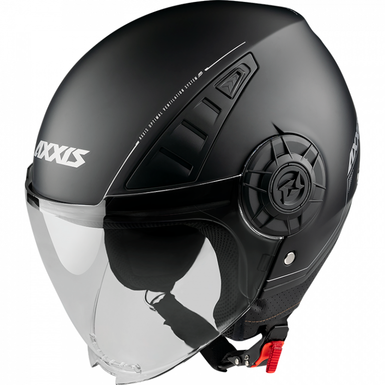 JET helmet AXXIS METRO solid A1 black gloss L