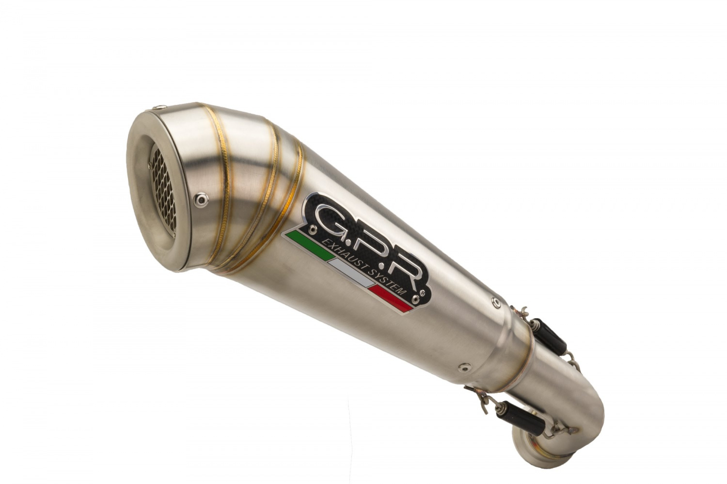 Cijeli ispušni sustav GPR POWERCONE EVO QUSP.140BIS.PCEV Brushed Stainless steel including removable db killer