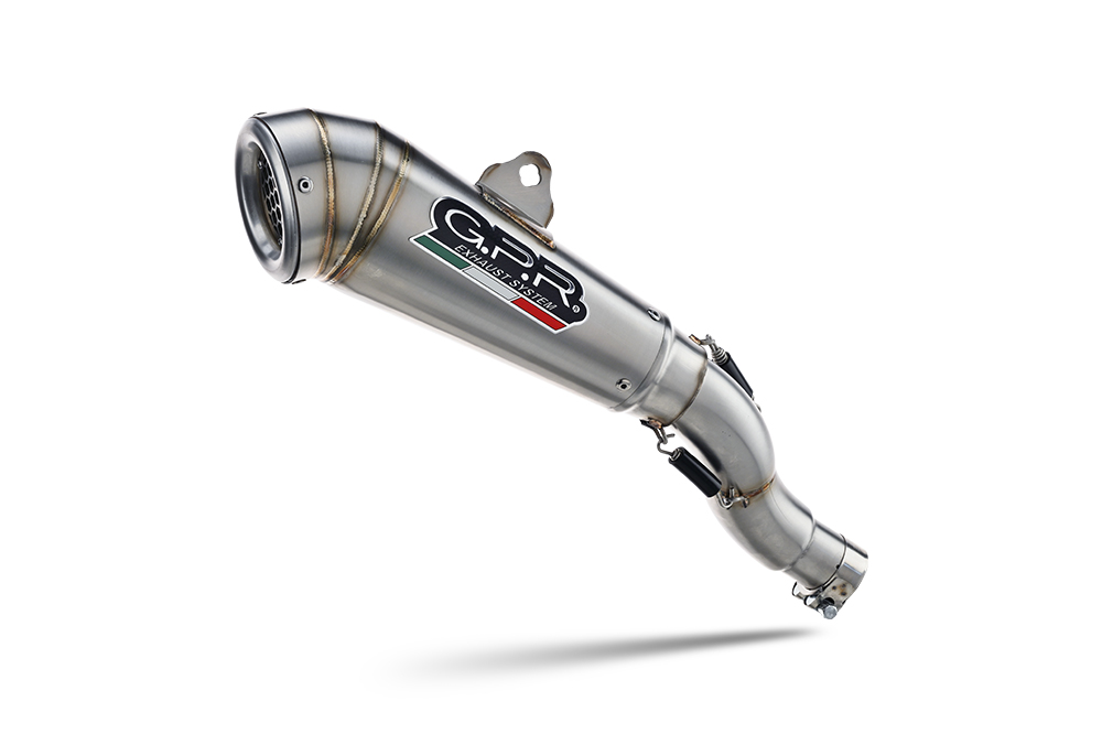 Slip-on exhaust GPR POWERCONE EVO E4.S.198.PCEV Brushed Stainless steel